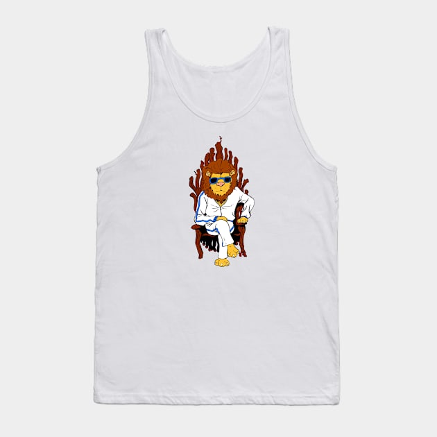 Chill Lion Tank Top by jamacfarlane